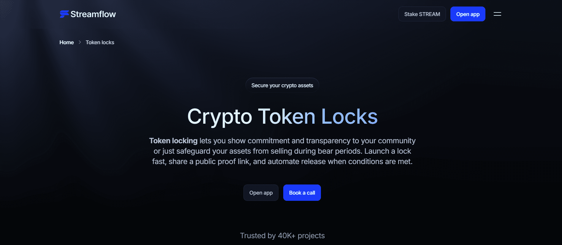 Streamflow Token Locks