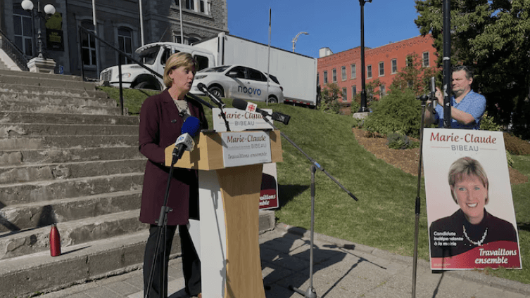 Photo de Marie-Claude en plan rapproché