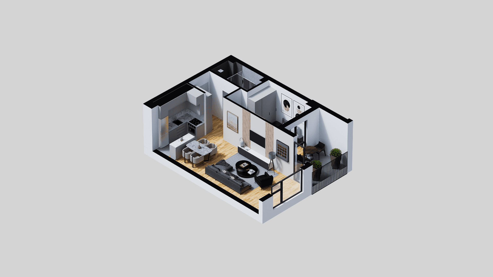 balcony apartments filled with plants