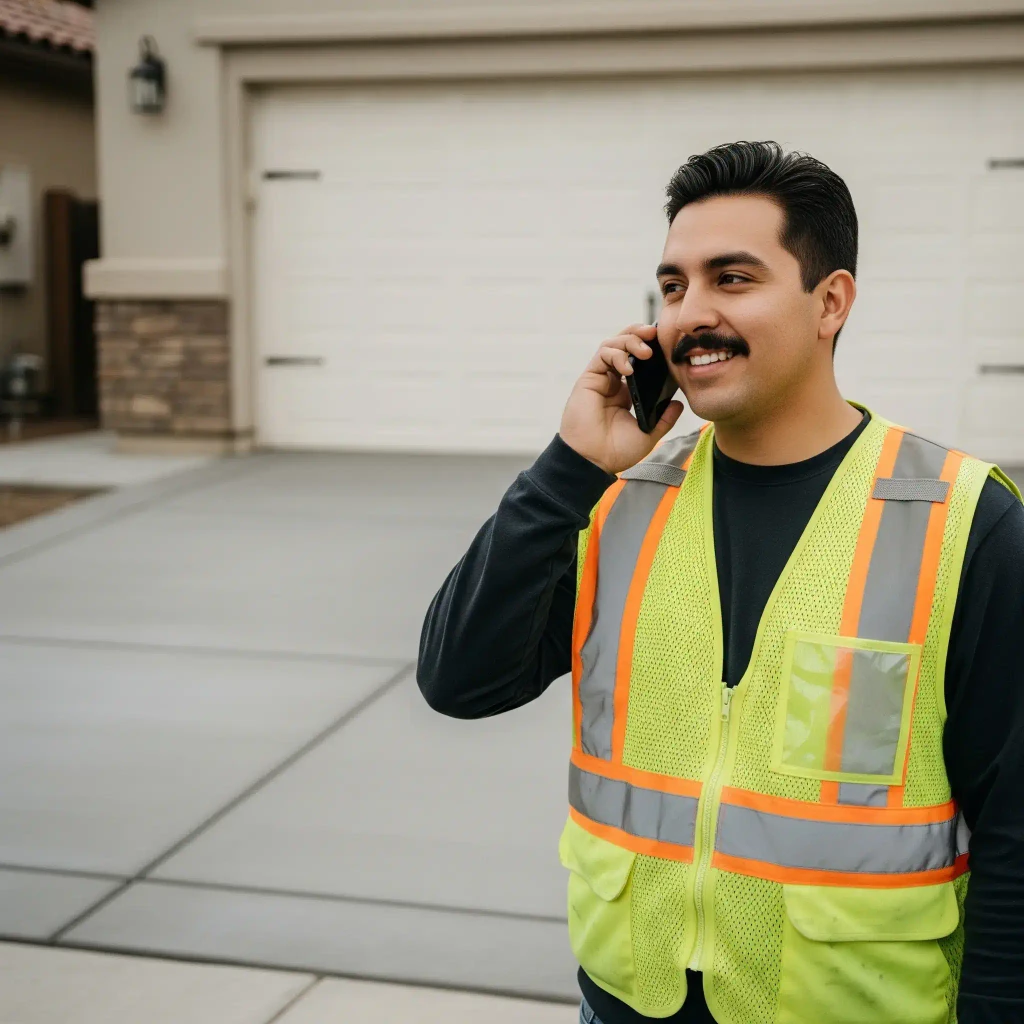 Concrete contractor customer service