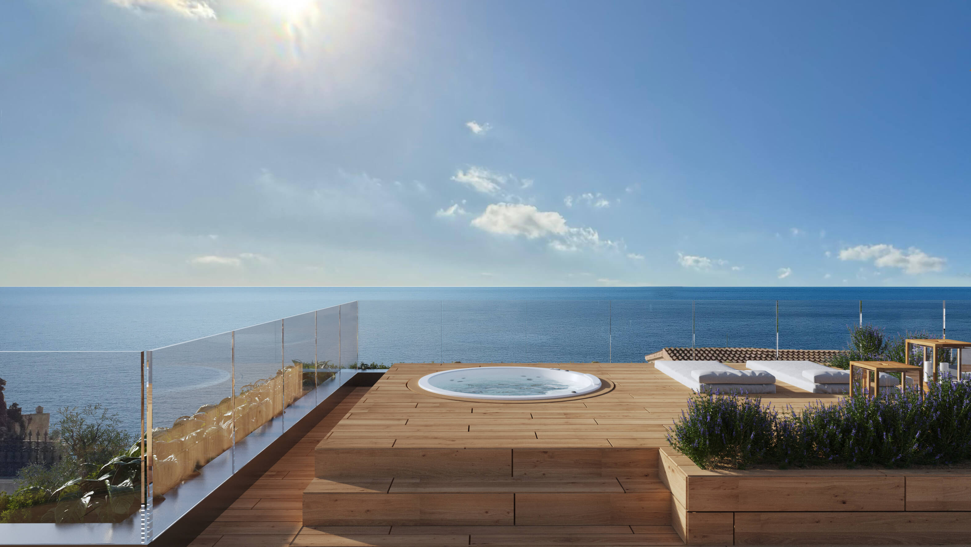 Villa en Palma de Mallorca con jacuzzi exterior y vistas al mar, con instalaciones de ingeniería de alta calidad