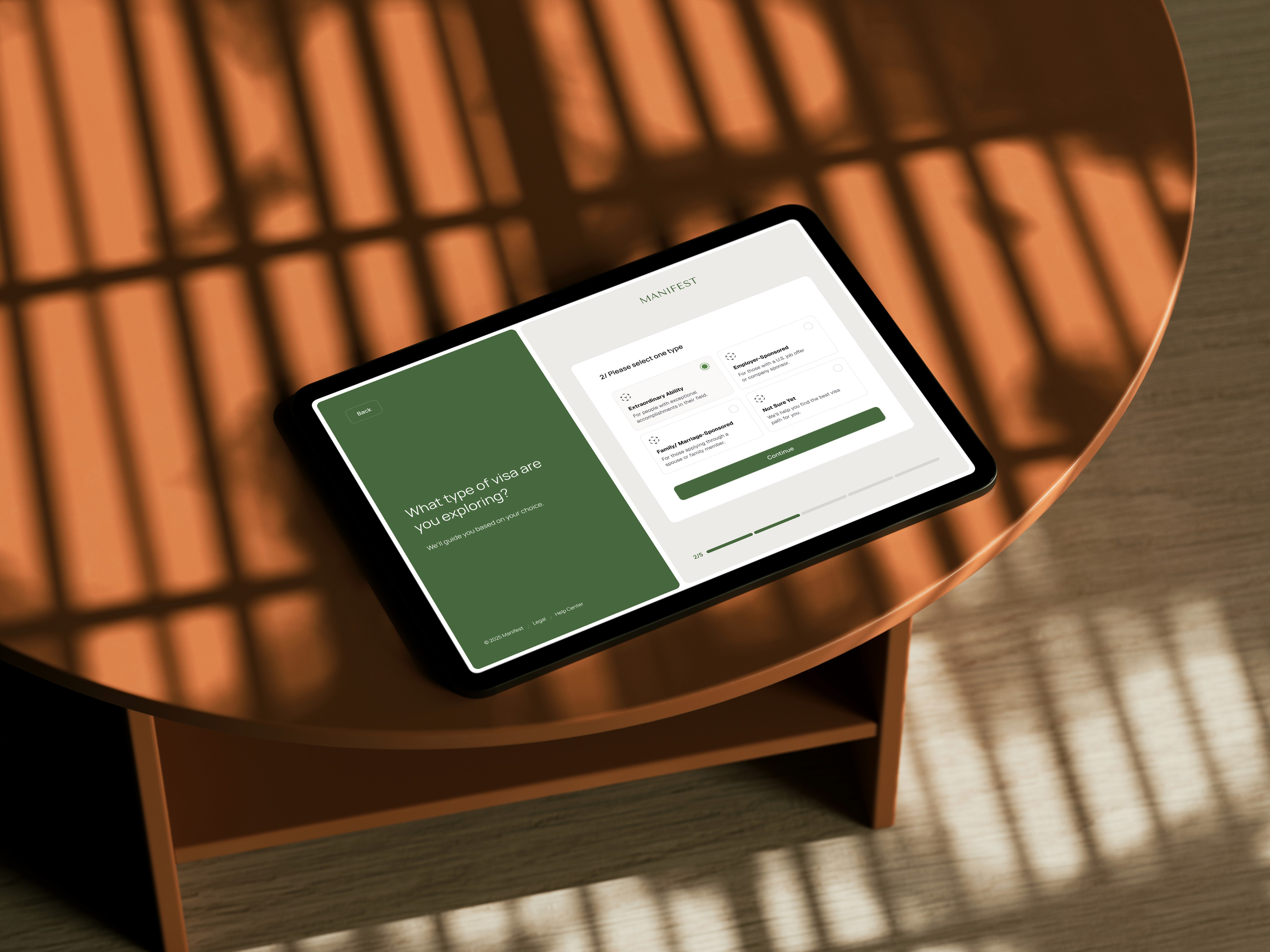 Manifest Law questionnaire