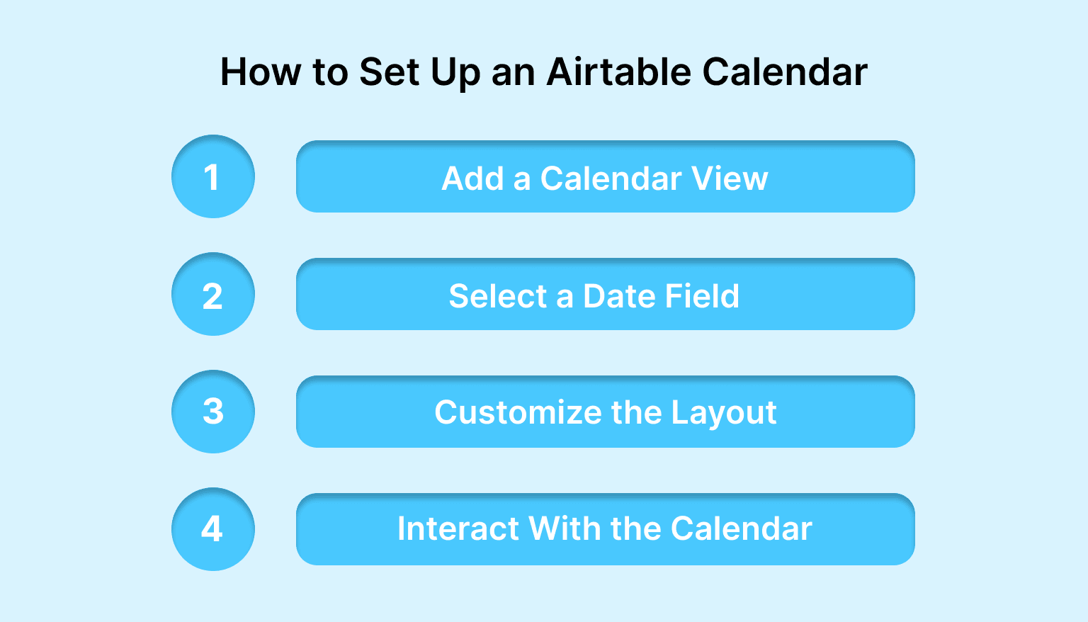 How to Set Up an Airtable Calendar