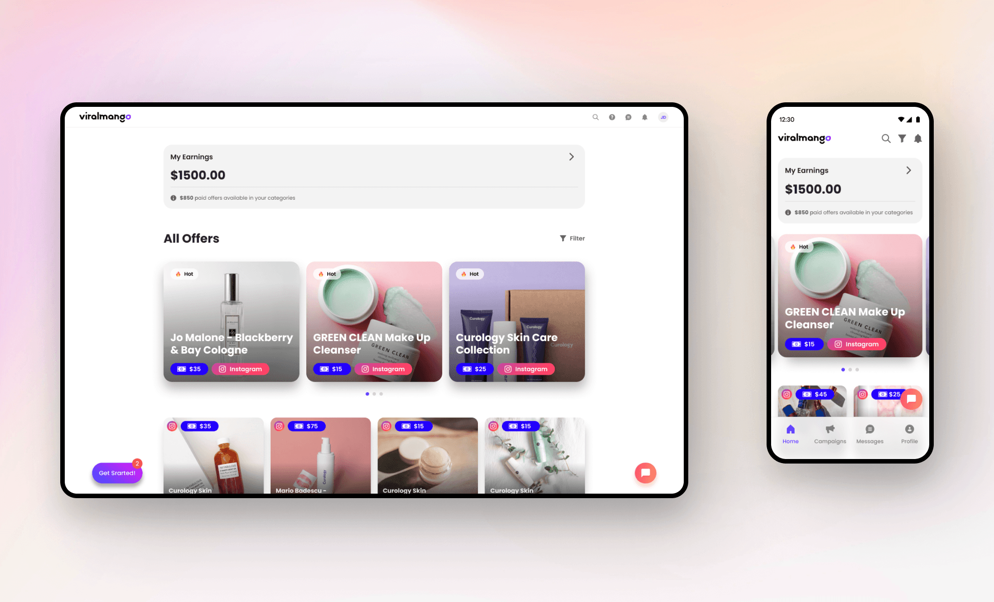 Gradient Coming Soon text with texture effect