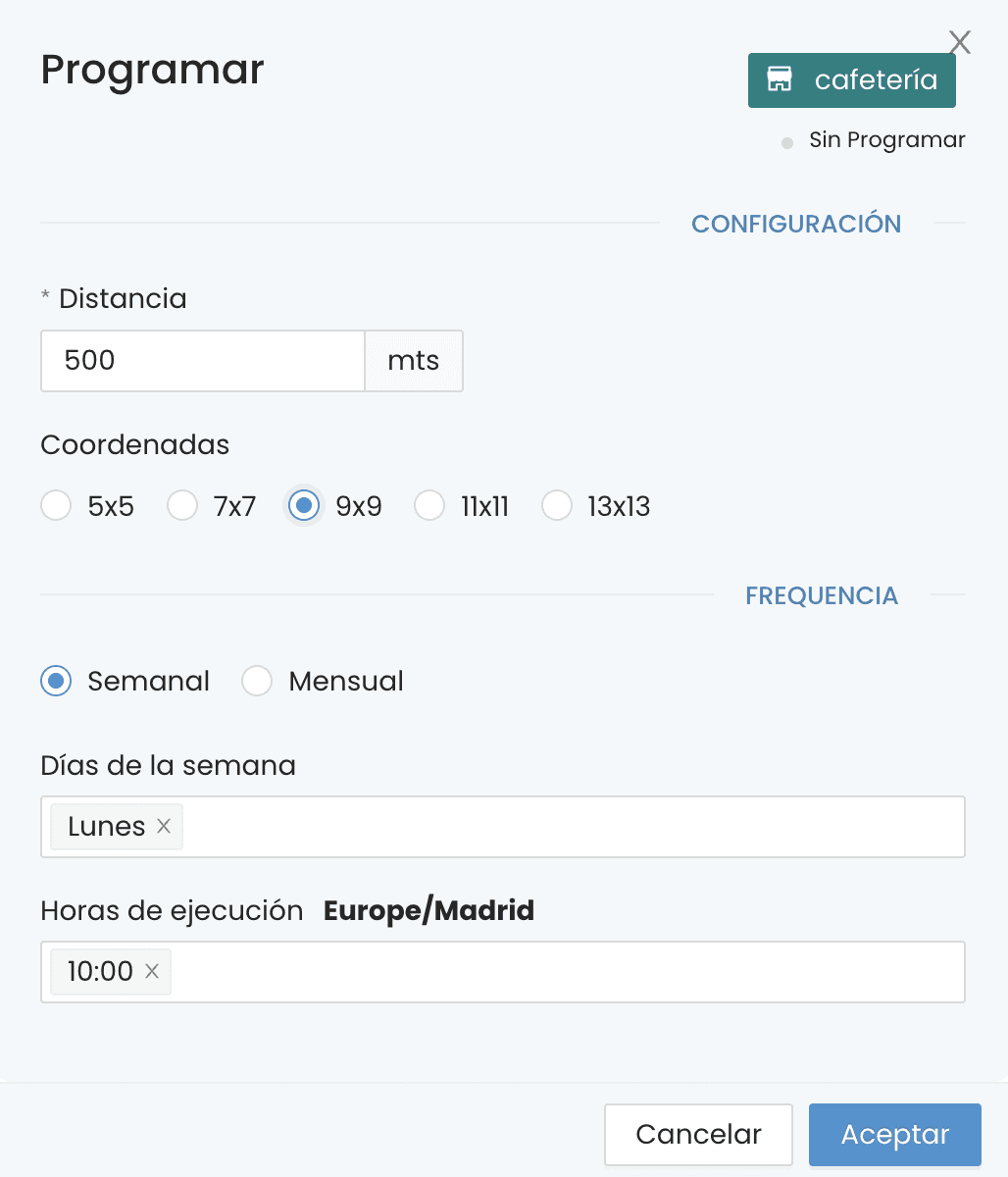 programación de geogrid
