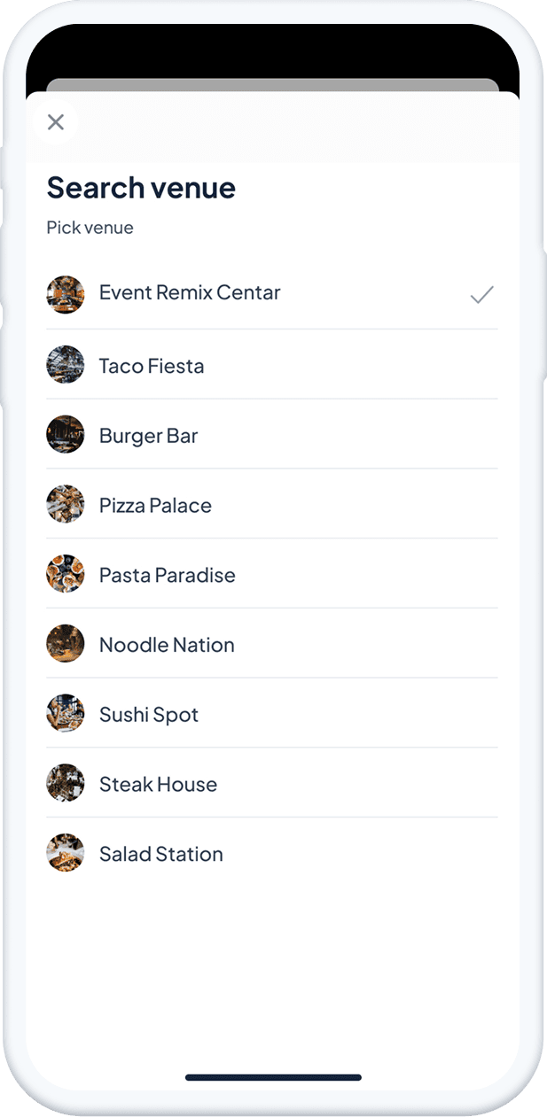 Eventlin Go mobile app interface for enabling real-time guest caller recognition