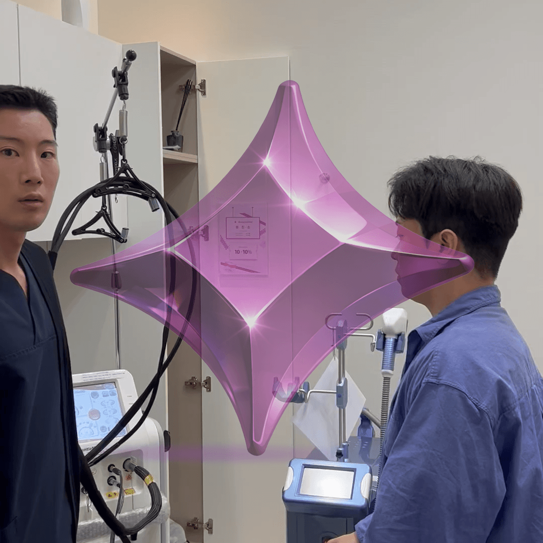 수염 레이저 제모 시술 원리와 효과 설명 - 홍대 뷰티스톤의원