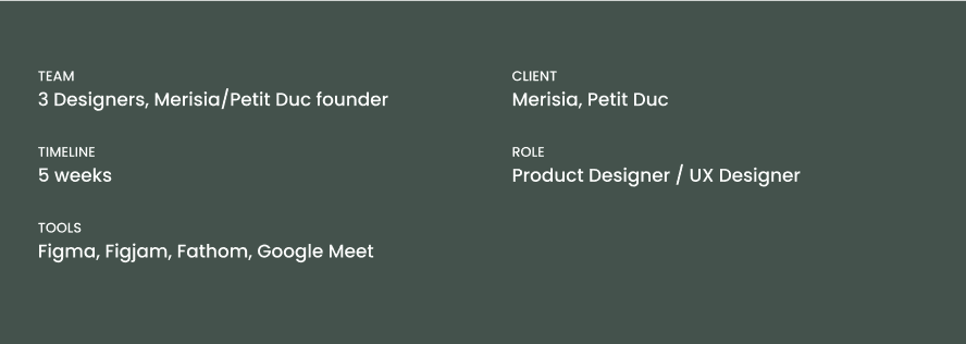 Case study interface screenshot