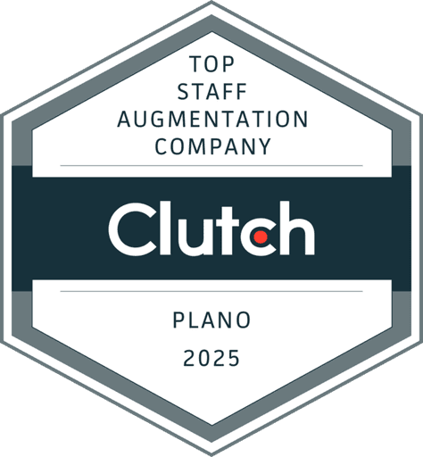 Top Plano Staff Augmentation Clutch Badge