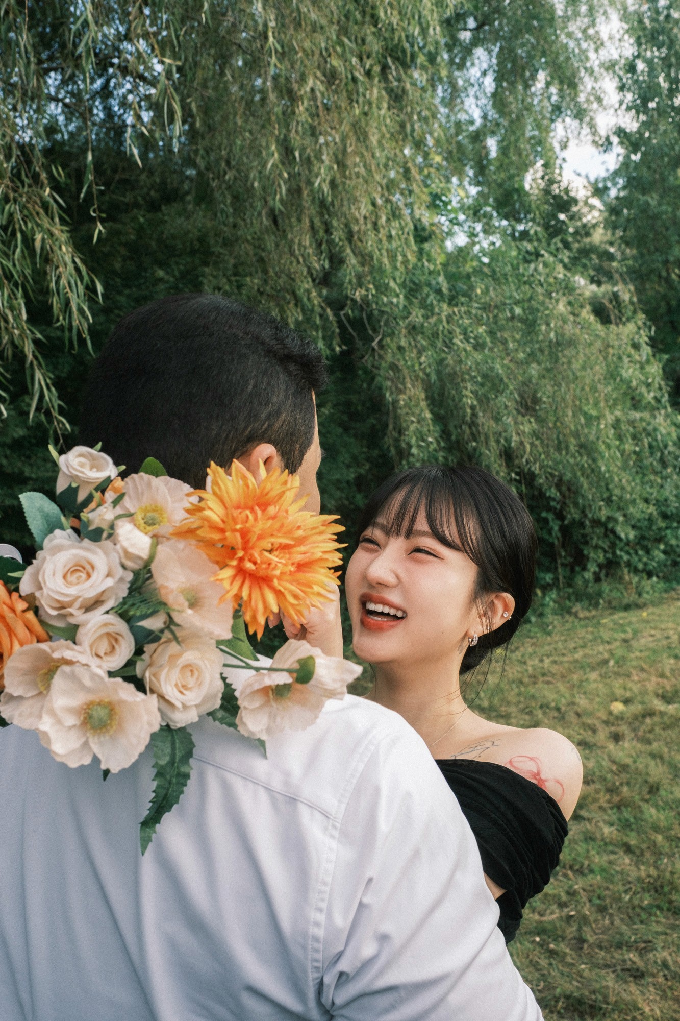 가을 노을공원 웨딩스냅 후기 | 카인드오브의 감성적인 서울 야외스냅
