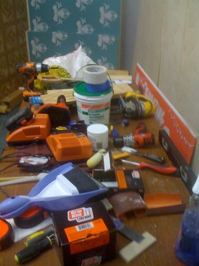 art installation preparation