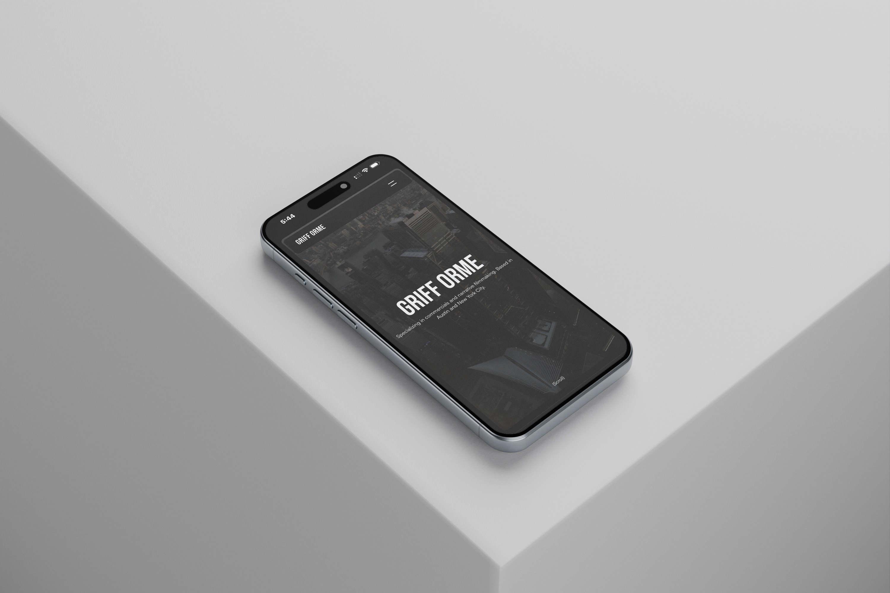 Mobile showcase mockup