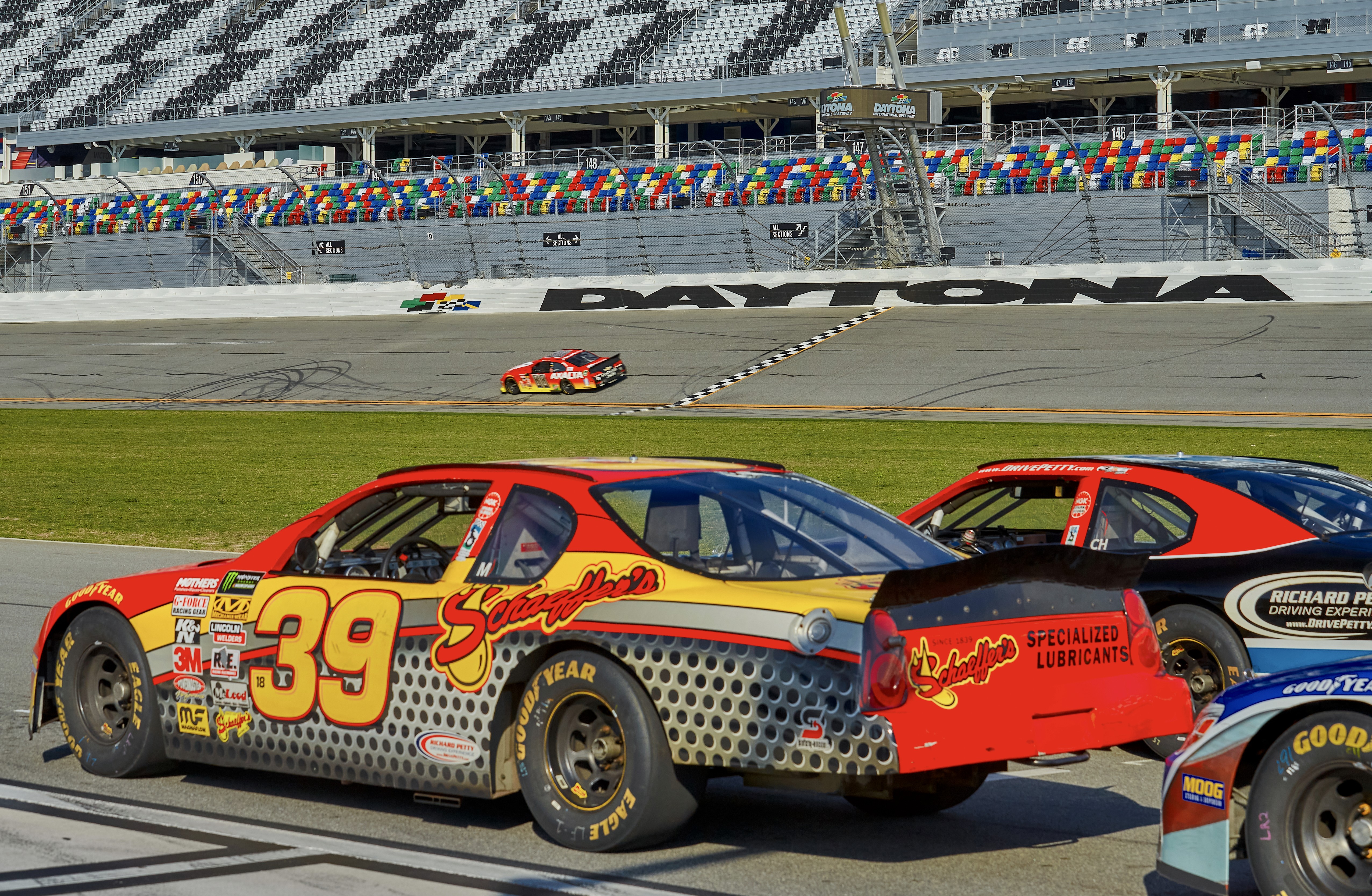 Audemars Piguet VIP guests in Florida driving on Daytona track – event photography.