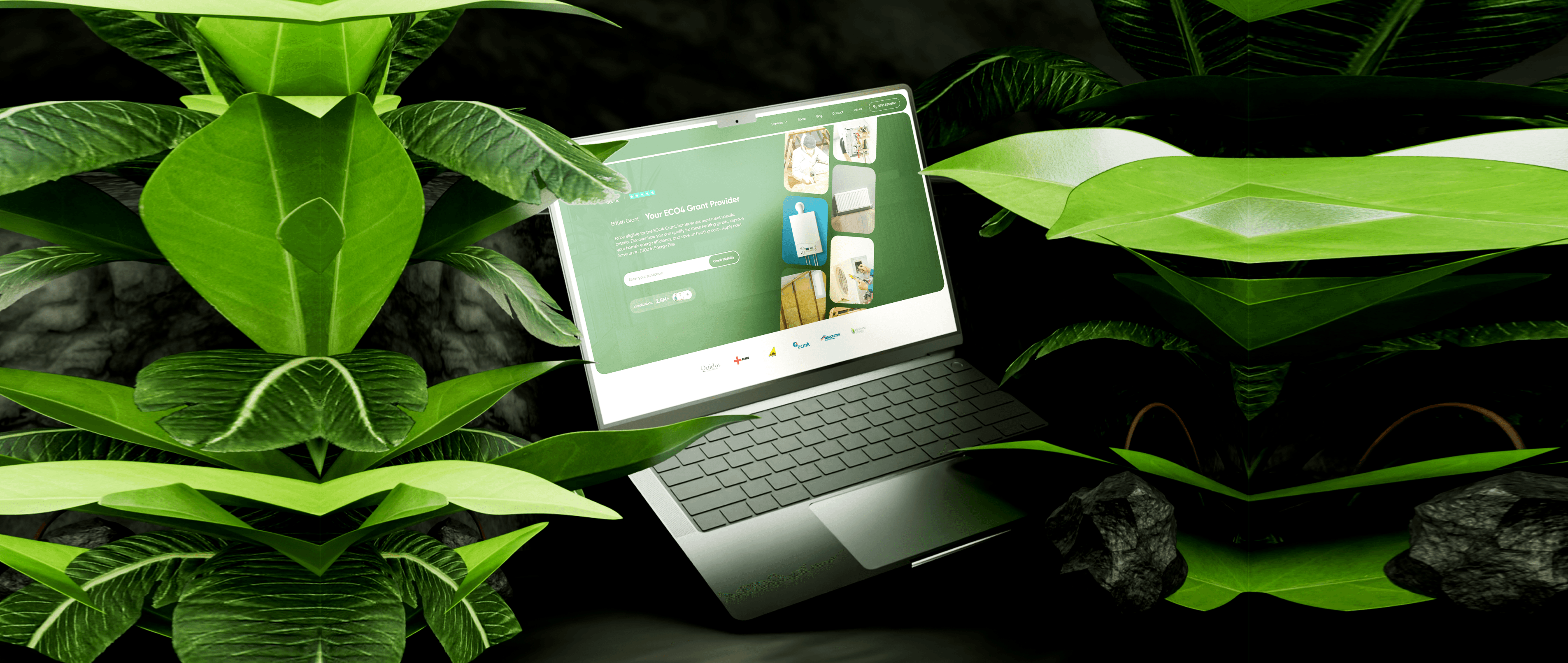 British Grant – Heating Solutions Platform UI Cover Design