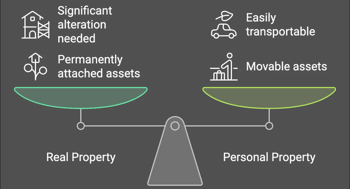 Comparing Real Property Vs Personal Property