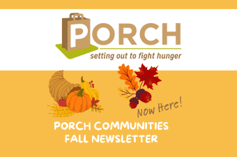 PORCH Fall Newsletter graphic