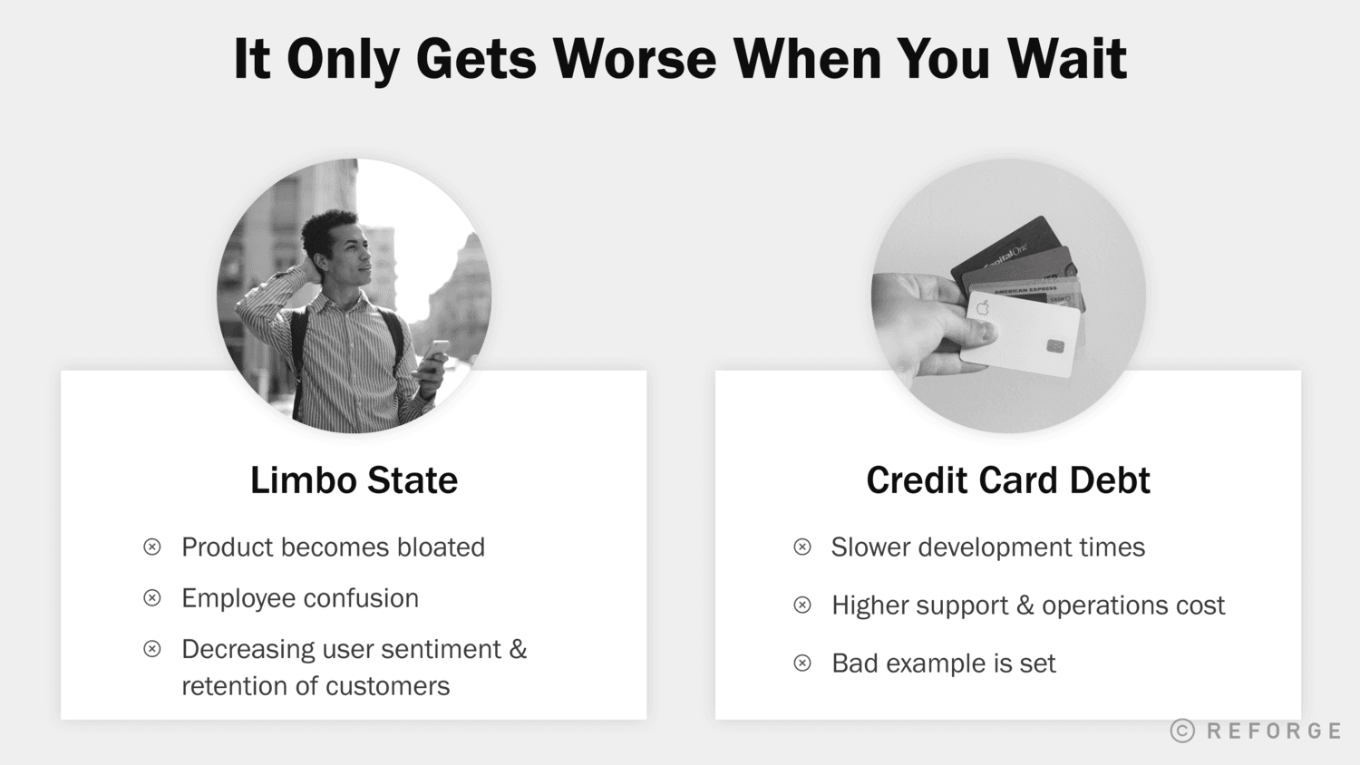 It Only Gets Worse When You Wait