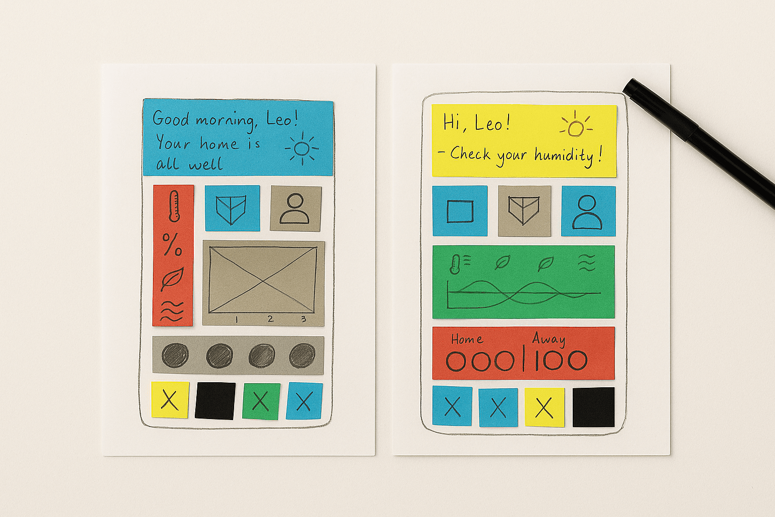 A mockup of a Macbook for the about us page of the hair salon website