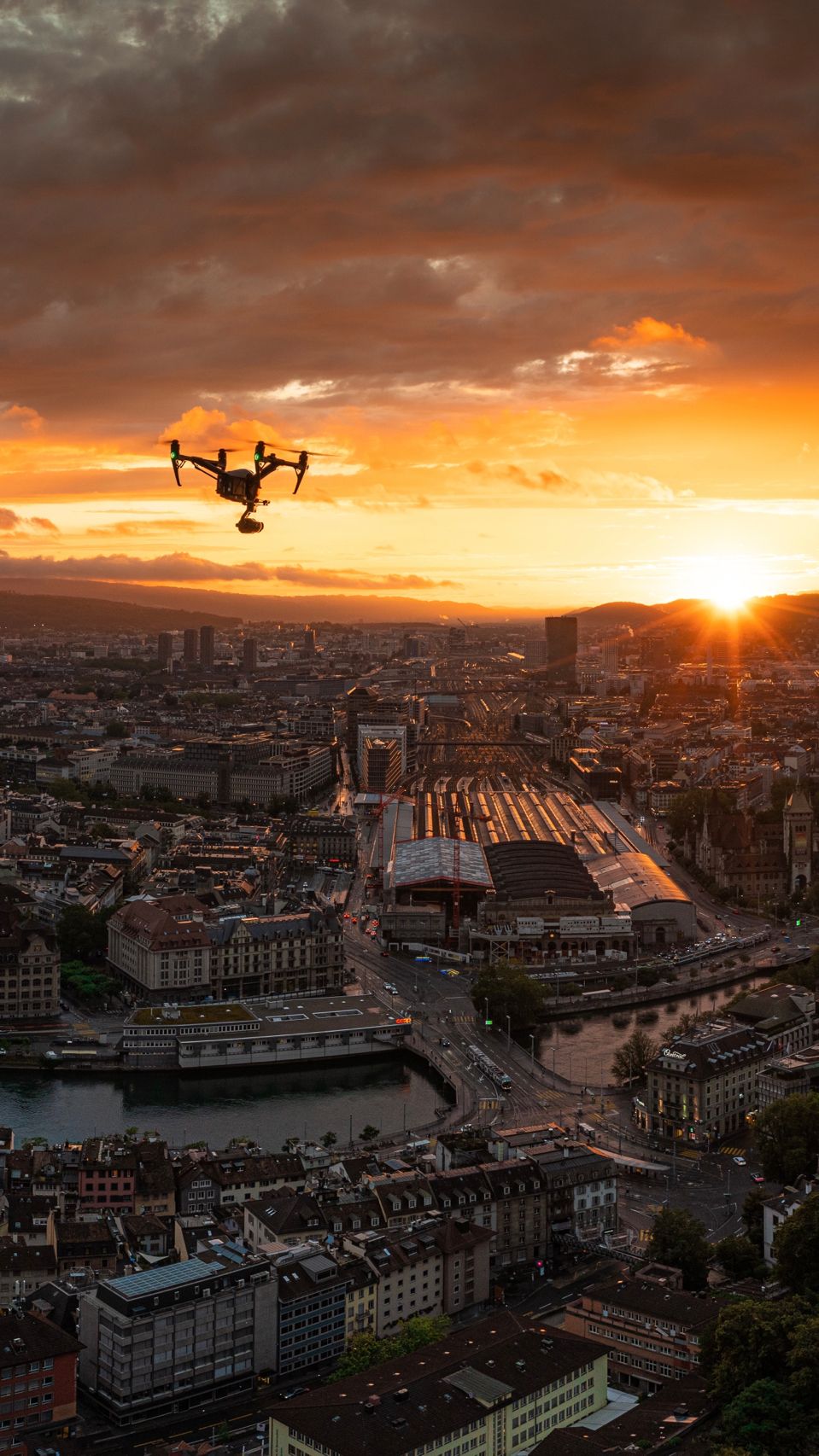 Birdviewpicture Drohnenaufnahme mit DJI Inspire 3