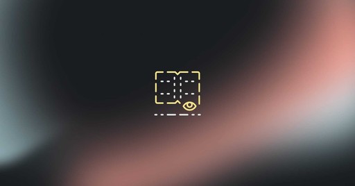 A black and yellow logo on a black background.