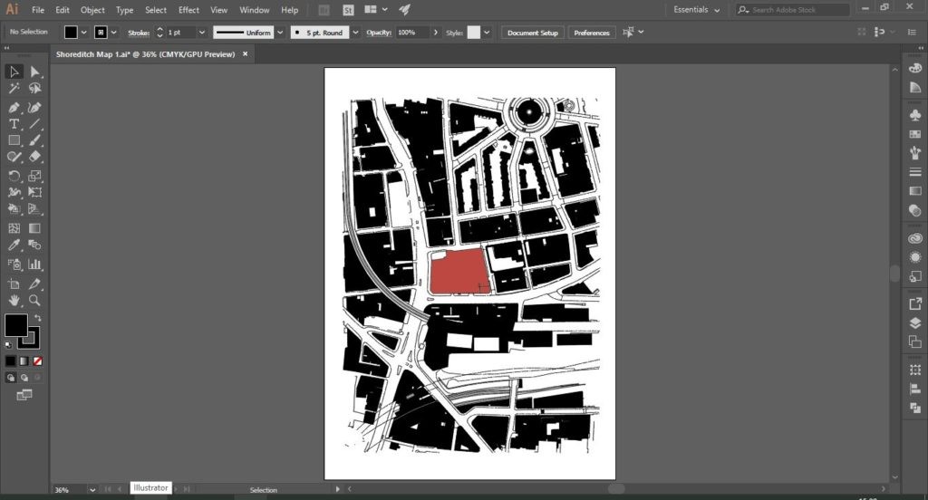 How to Create Architecture Maps in Adobe Illustrator - (to)scale ...