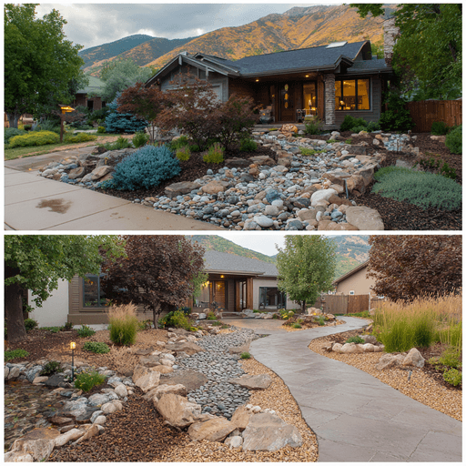 Utah landscaper designing drought-tolerant yard