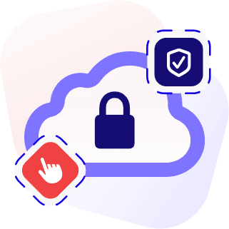Industry blueprint cybersecurity balancing security icon
