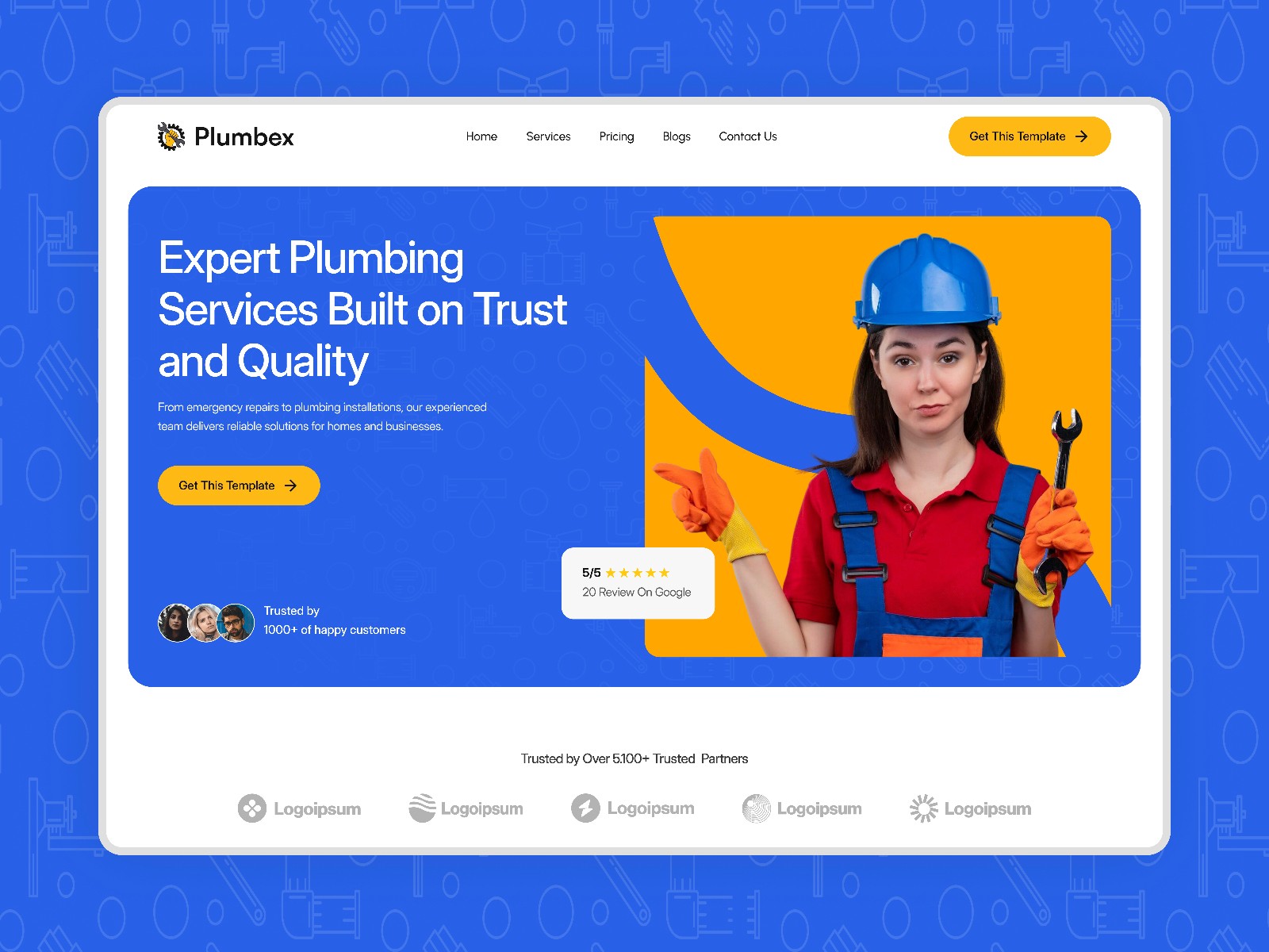 Plumbex — 现代专业房地产网站设计灵感