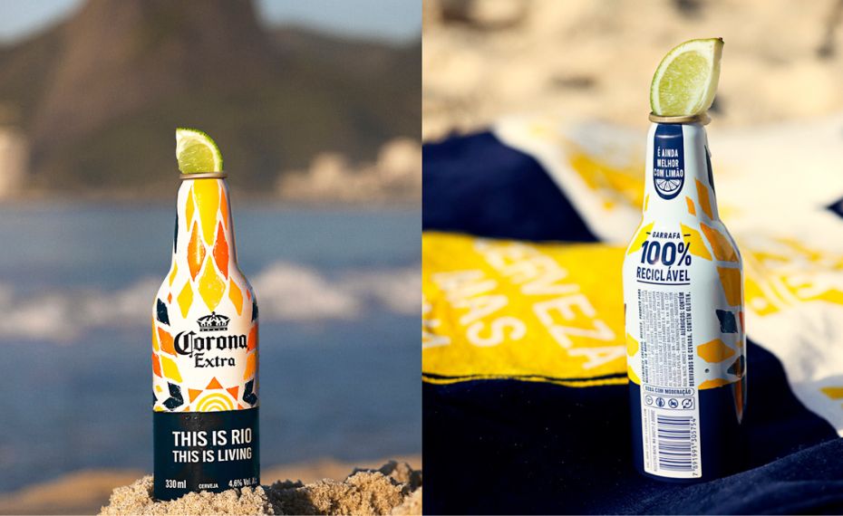 Corona lança garrafa de alumínio especial para verão carioca