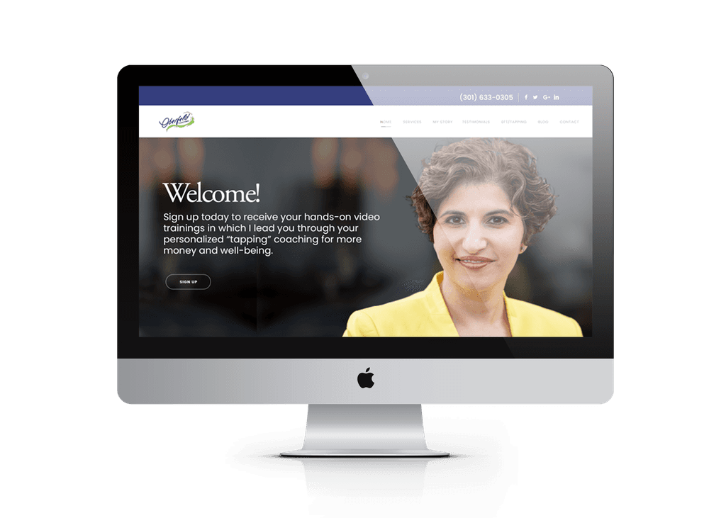 Oberfeld Coaching Website Mockup