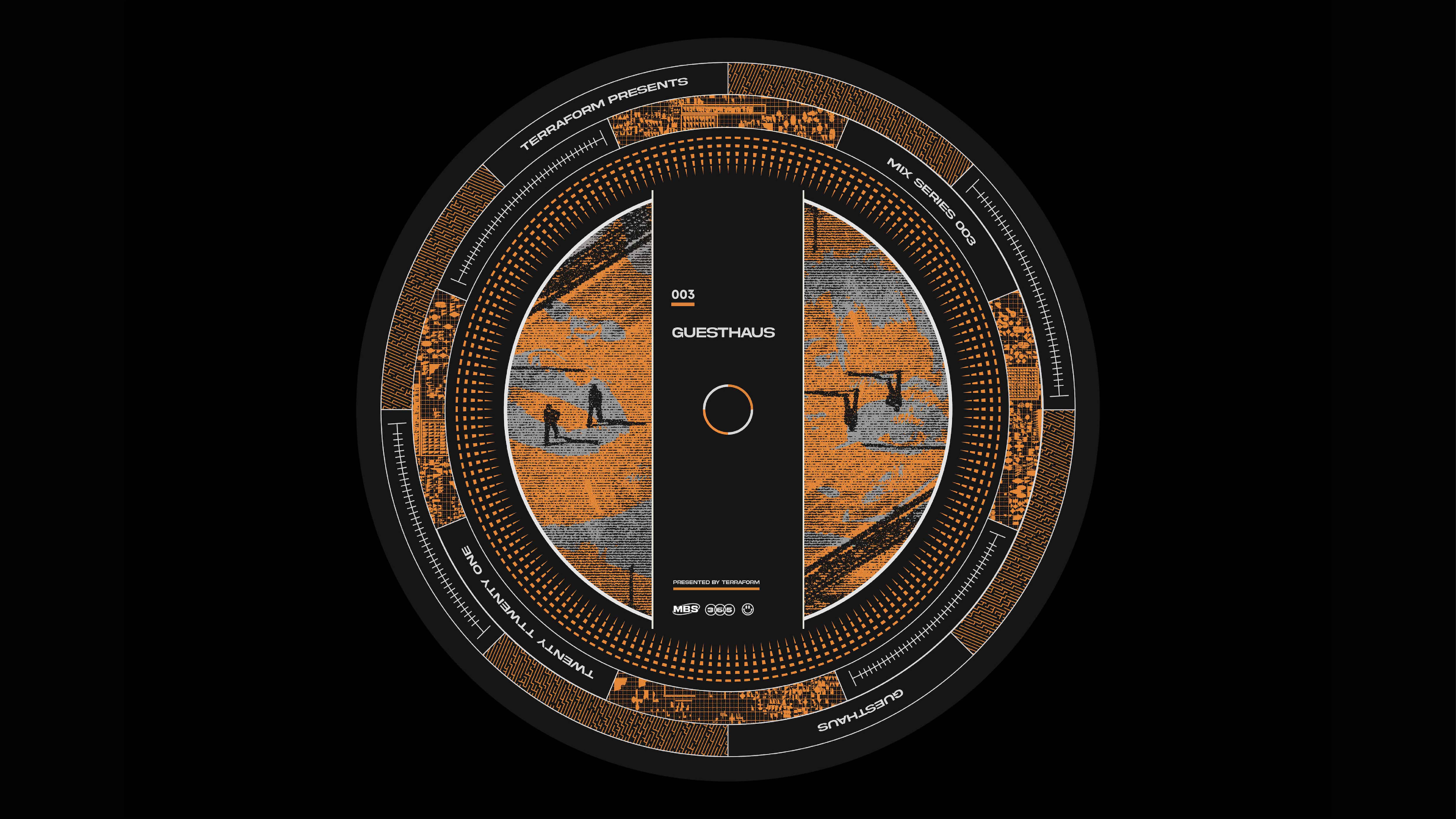 Brand presentation page featuring fashion editorial for Middle Distance 