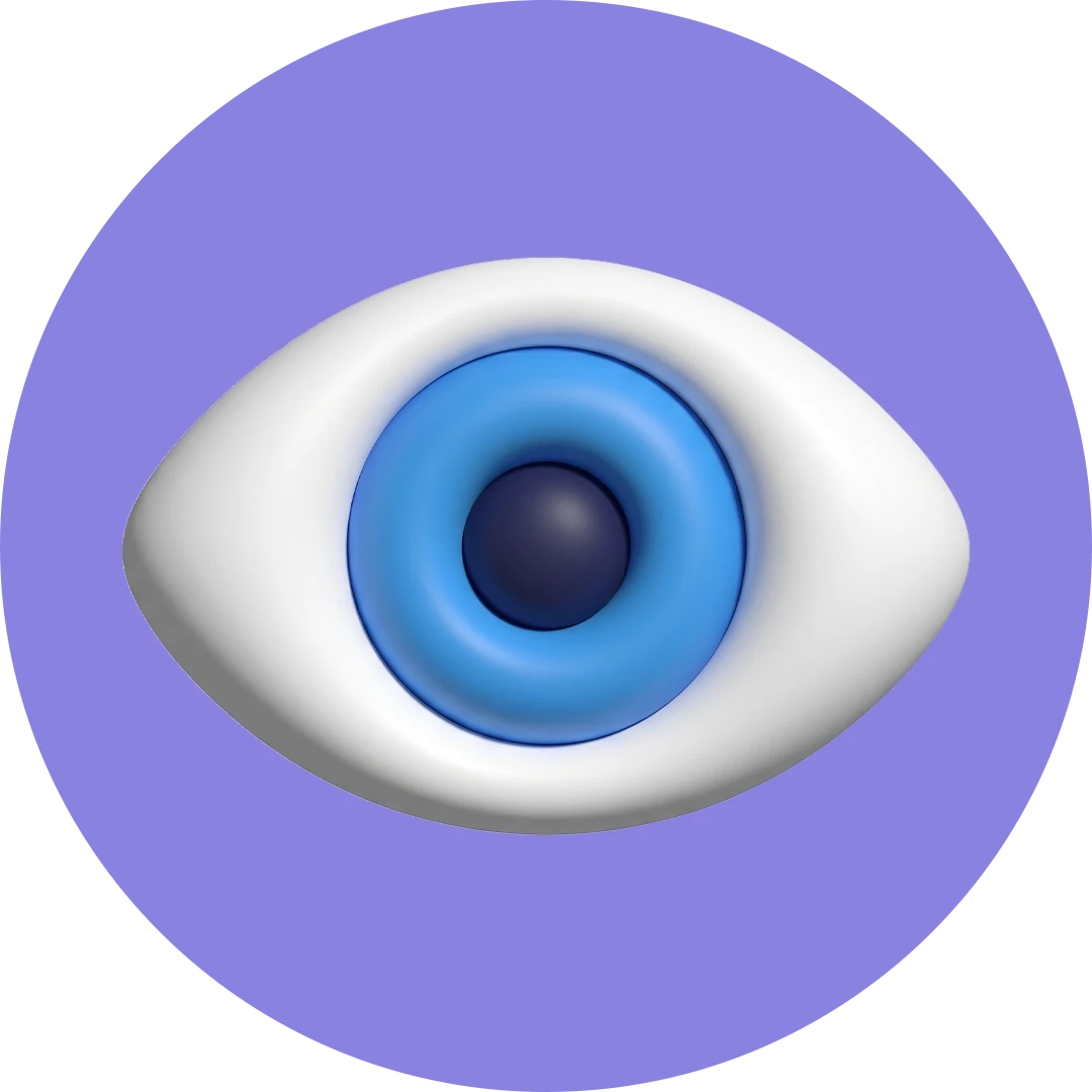 Auge im Kreis