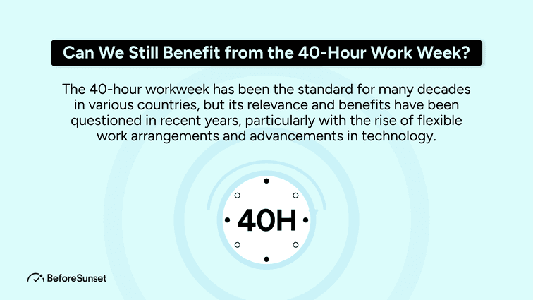 Can We Still Benefit from the 40-Hour Work Week?