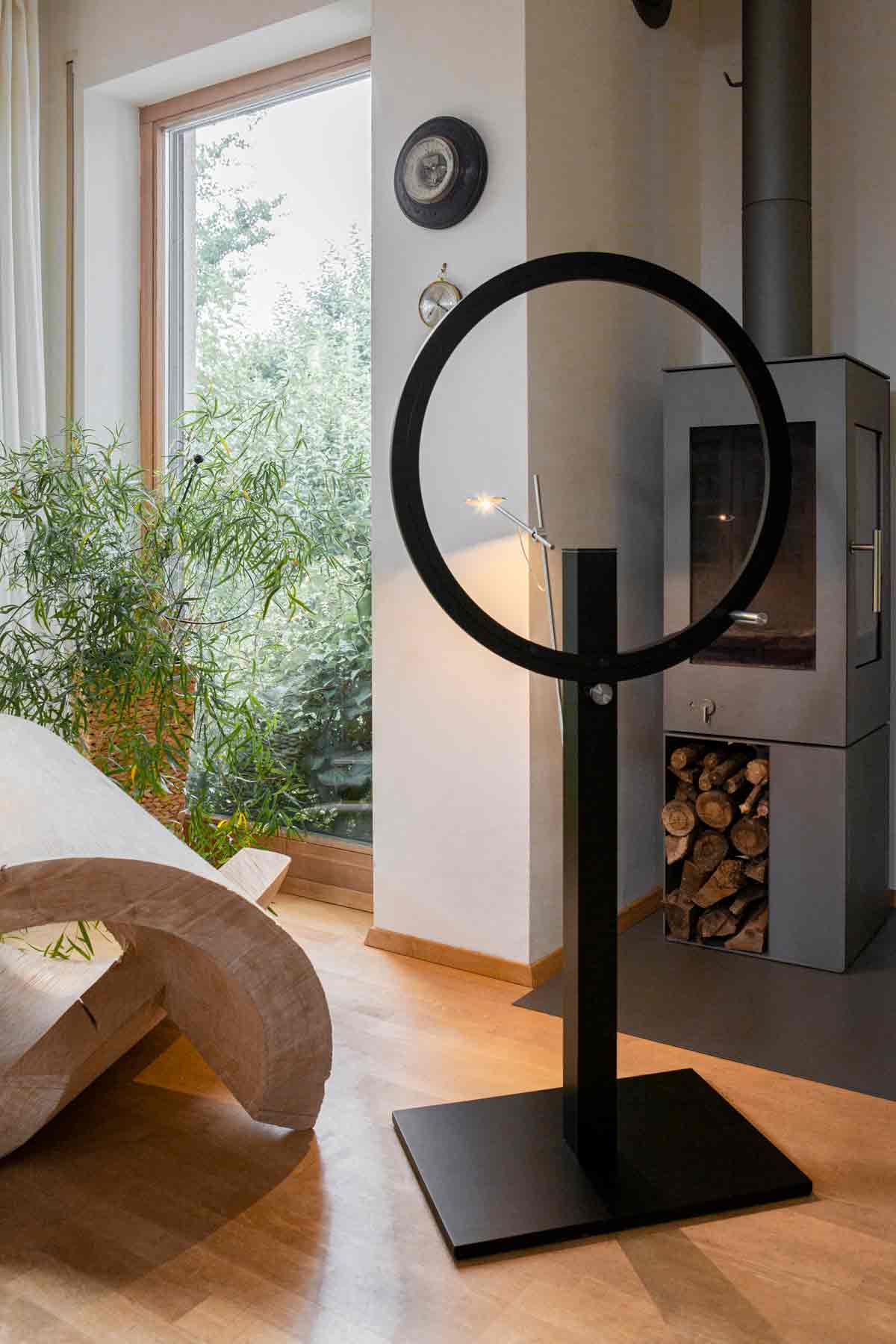 Q- Light in a living room setting