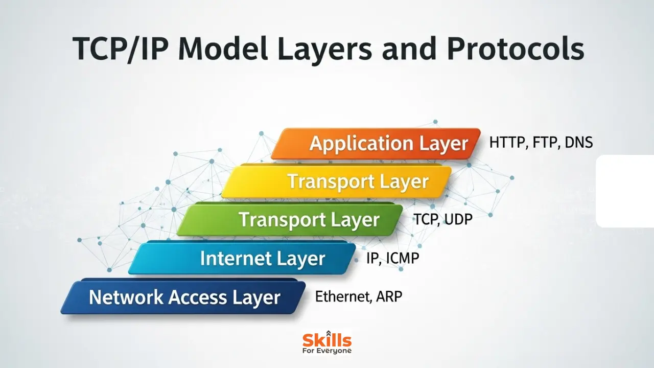 TCP/IP Model Layers and Protocols