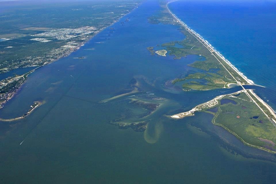 Arial View Sebastian Inlet marina