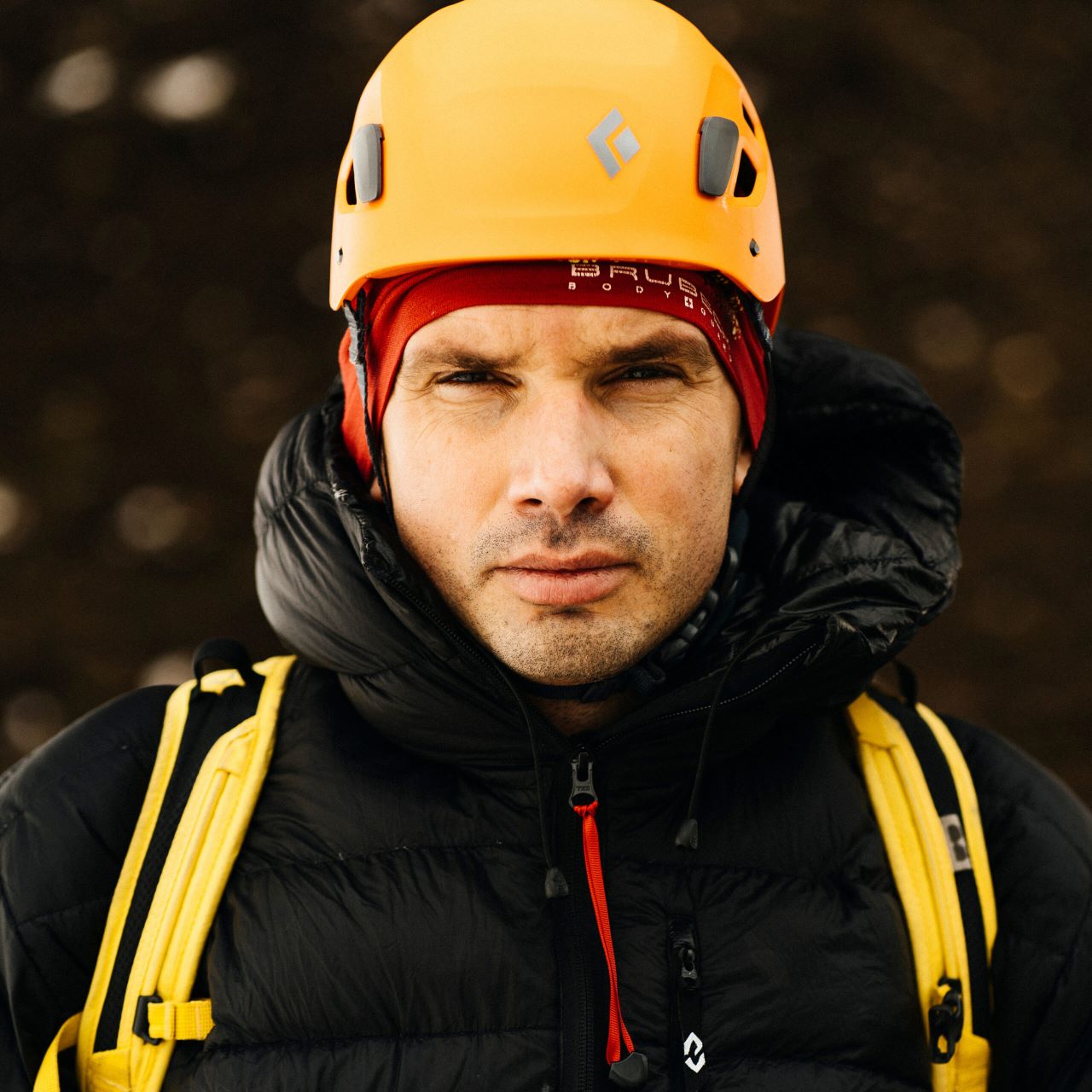 man wearing Henley top portrait