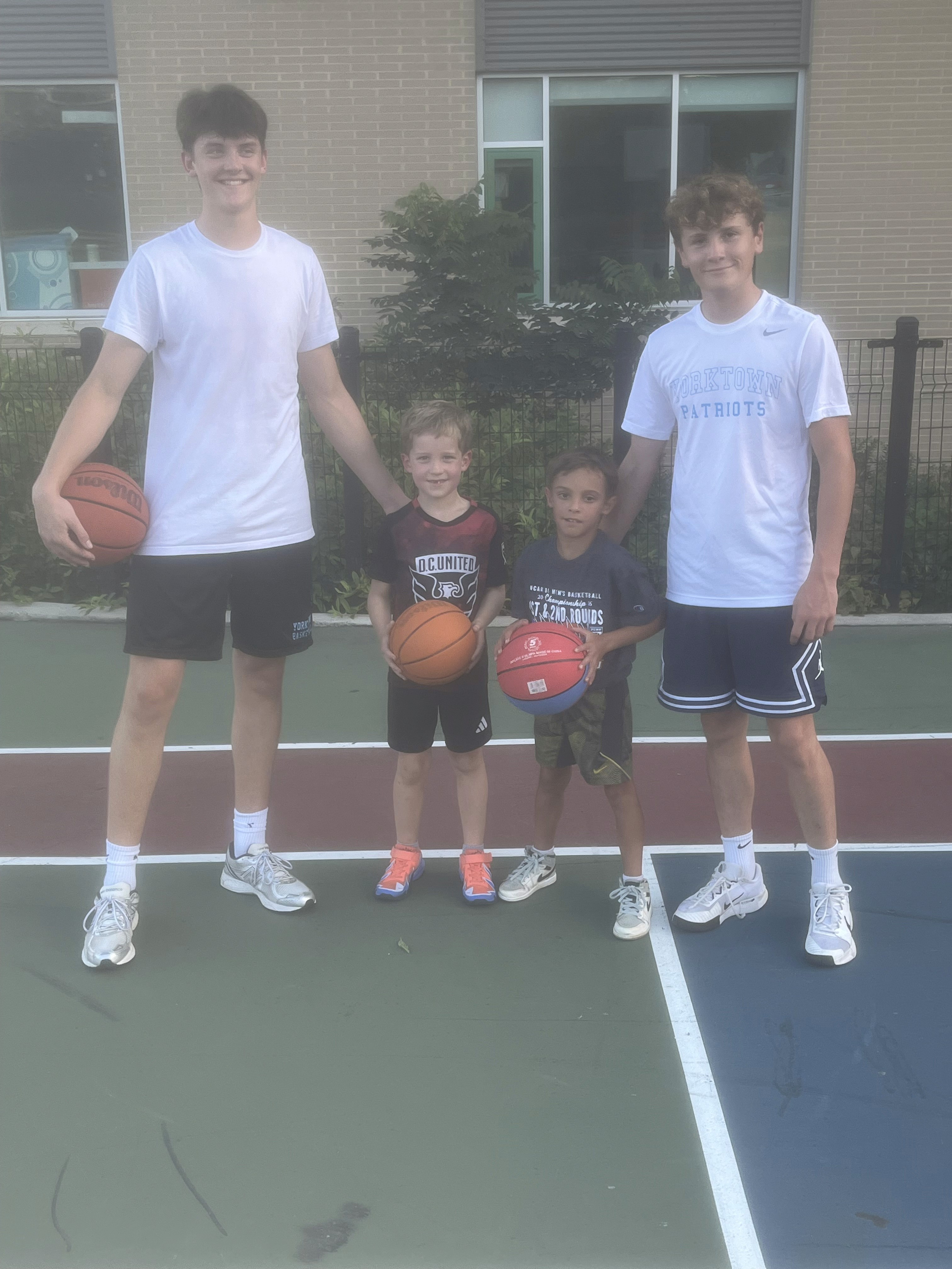 Basketball training session