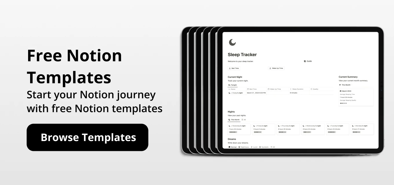 Free Notion Templates