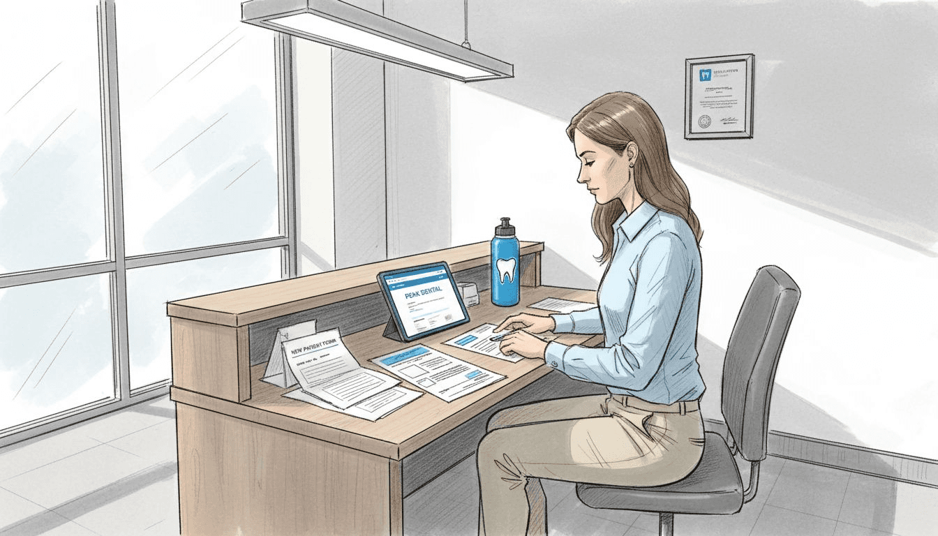 Clinic manager auditing AI content clarity