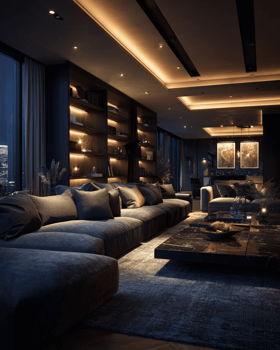 Installation électrique complète pour villa contemporaine avec piscine : réseau domotique et éclairage extérieur créés par Modelec à Gaillac