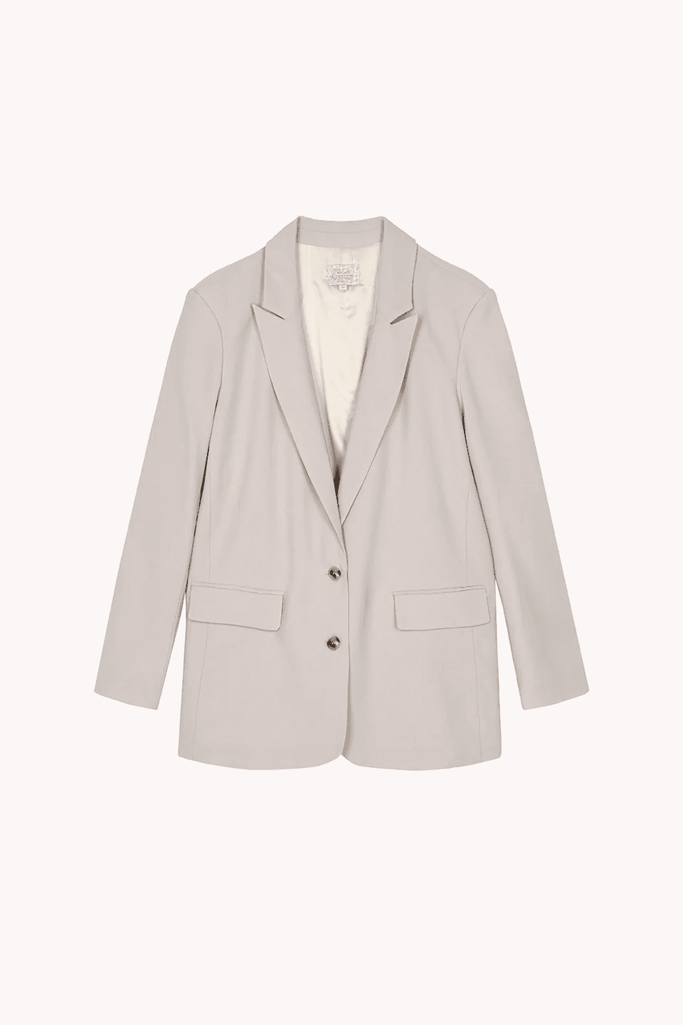 Fitted light beige dámský blejzr