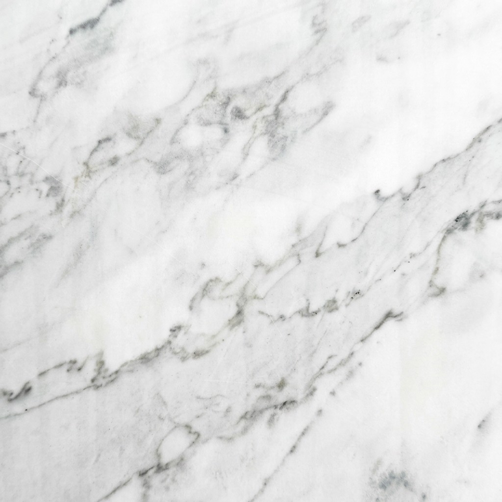 Calacatta Blue marble, creamy white with blue-gray veining
