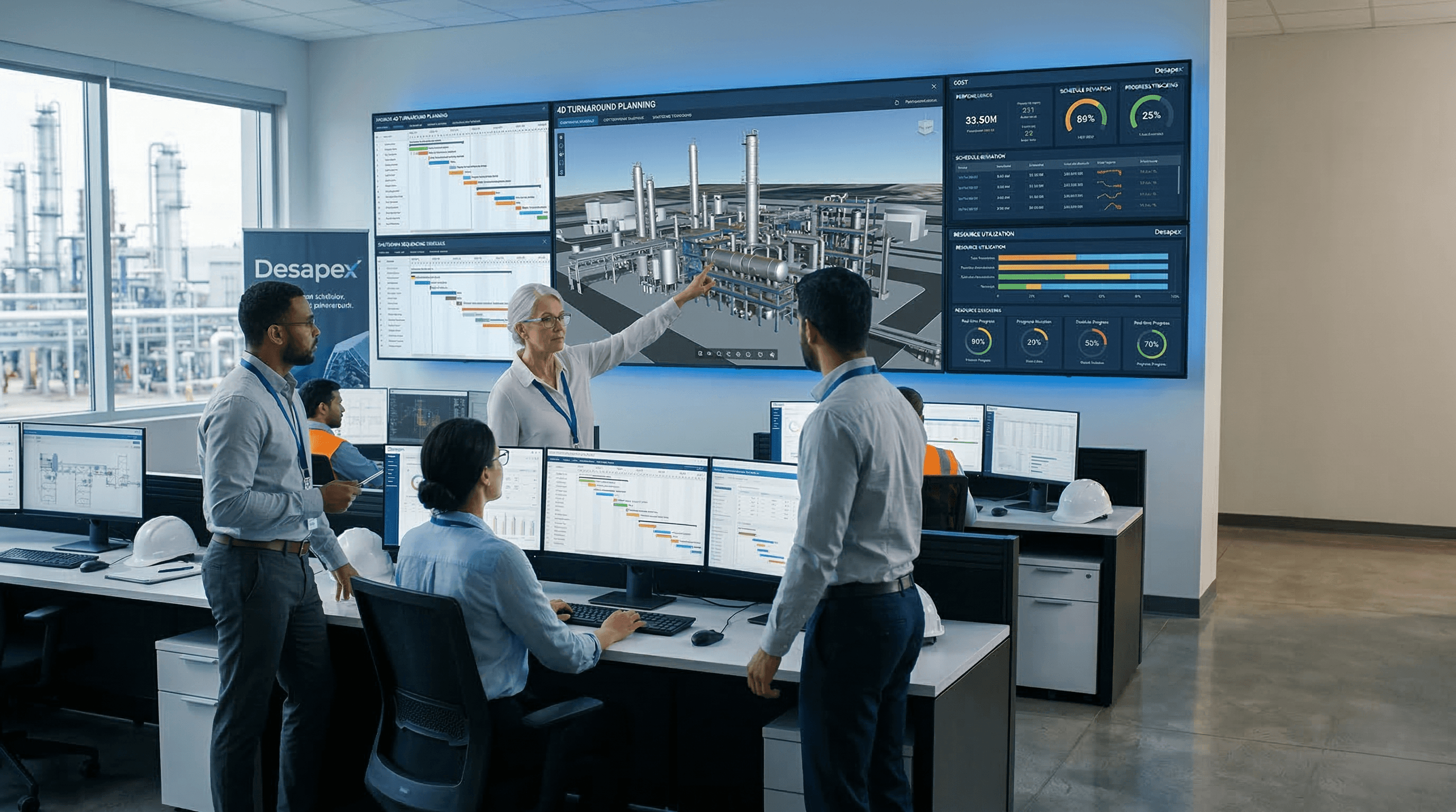 Digital EPC Project Controls & 4D Turnaround Planning