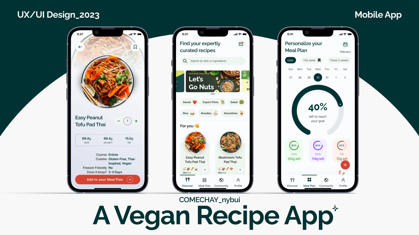 Vegan Recipe Mobile App