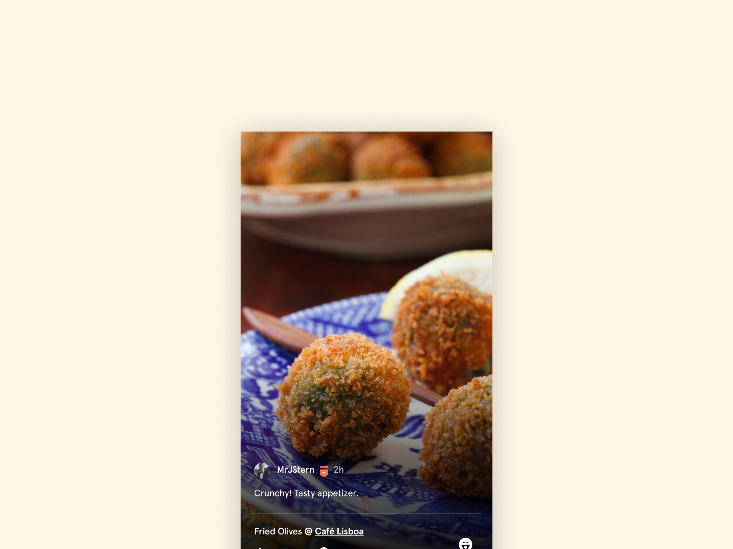A two app screens next to each others