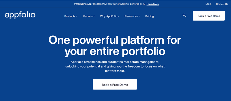 AppFolio rental management software