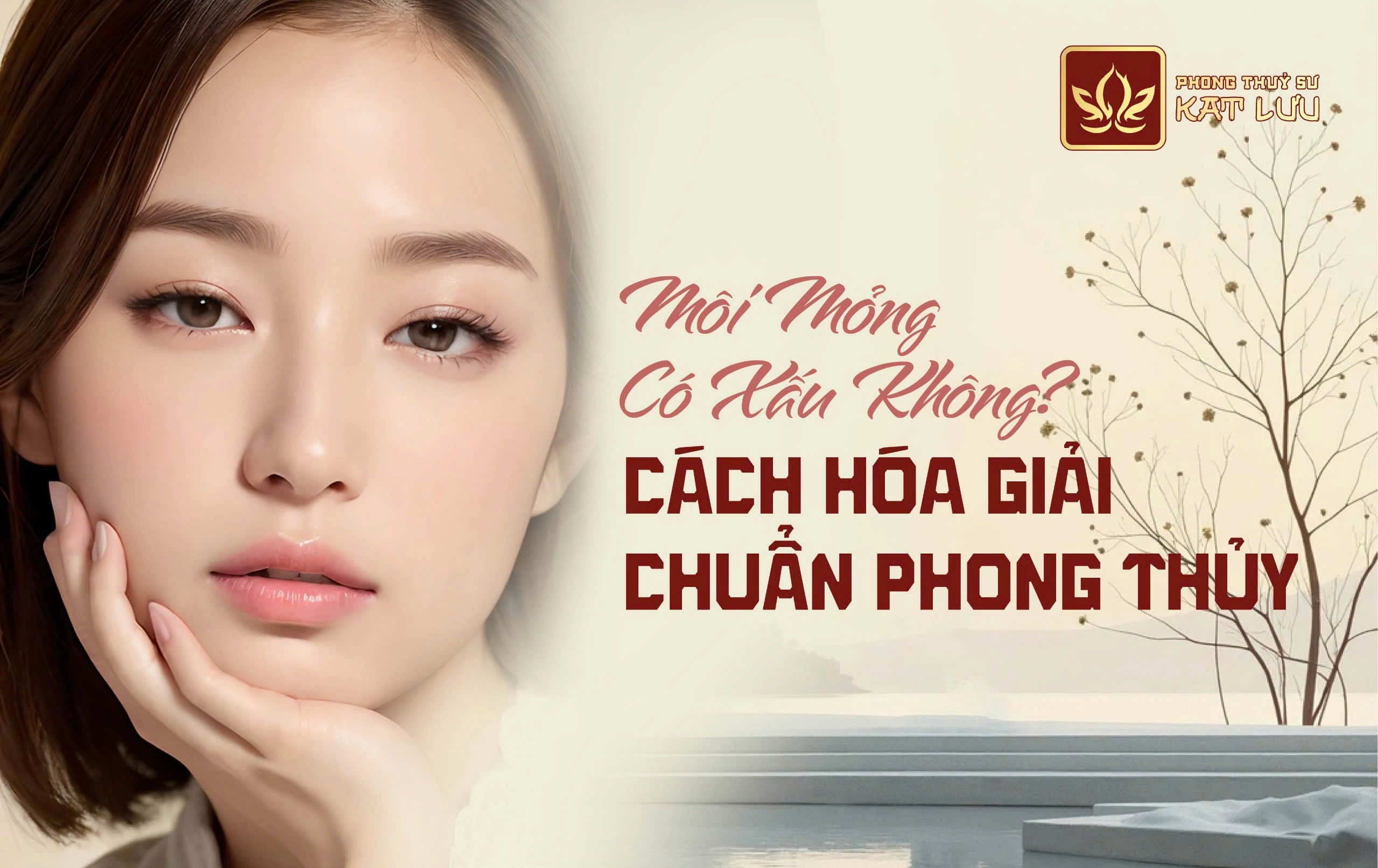 Môi Mỏng Có Phải Sát Tình Duyên? Cách Hóa Giải Bằng Chỉnh Tướng Chuẩn Phong Thủy