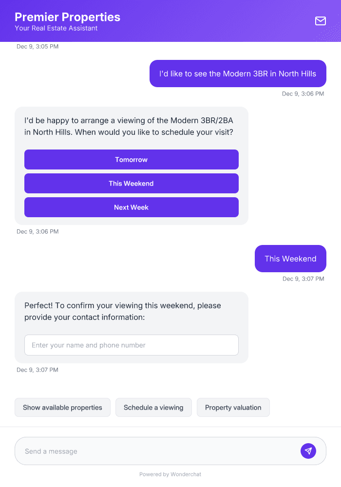 Real Estate AI Chatbot Template You Build in Minutes