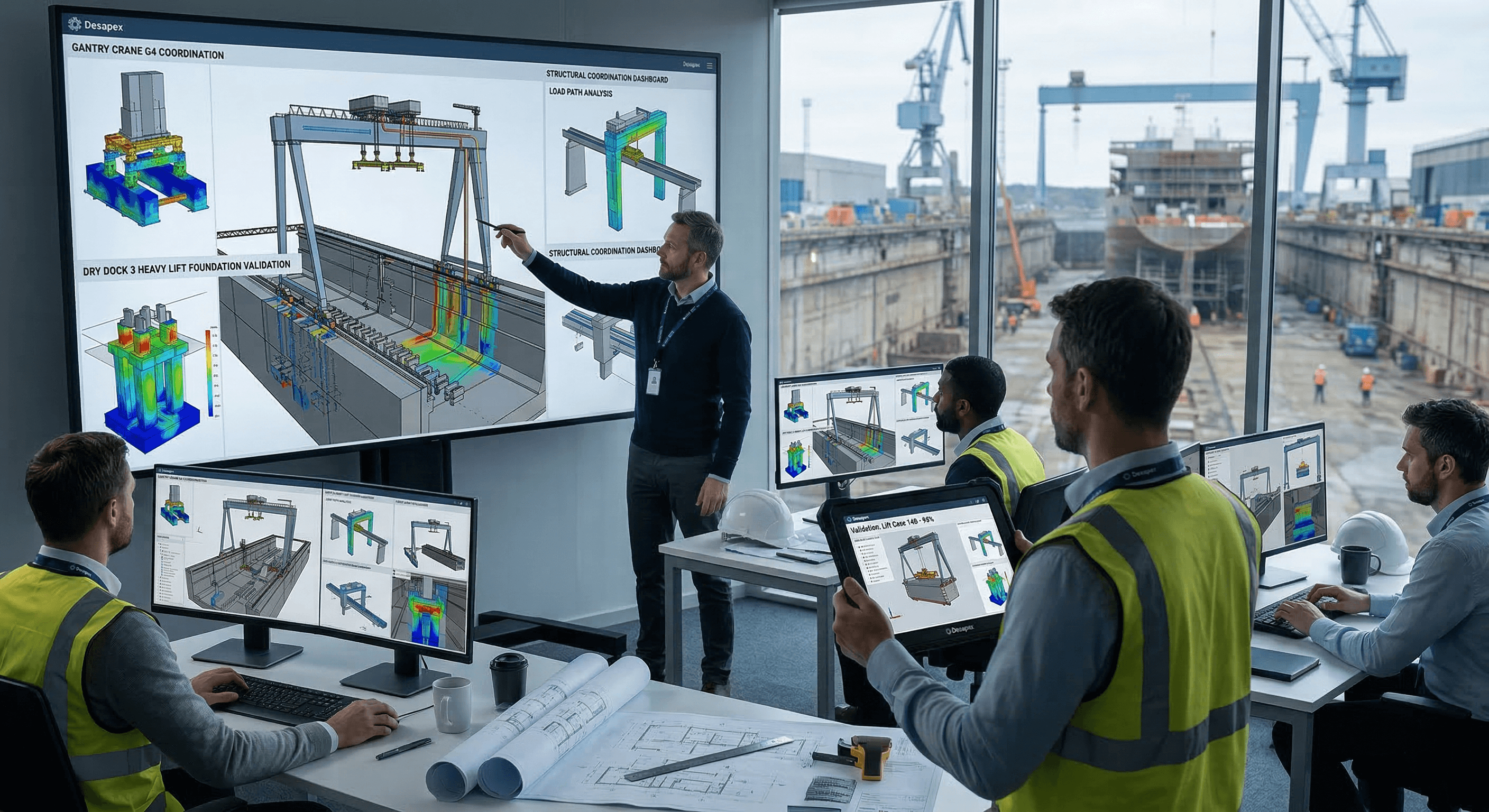 Shipyard Infrastructure Design & Heavy Lift Engineering